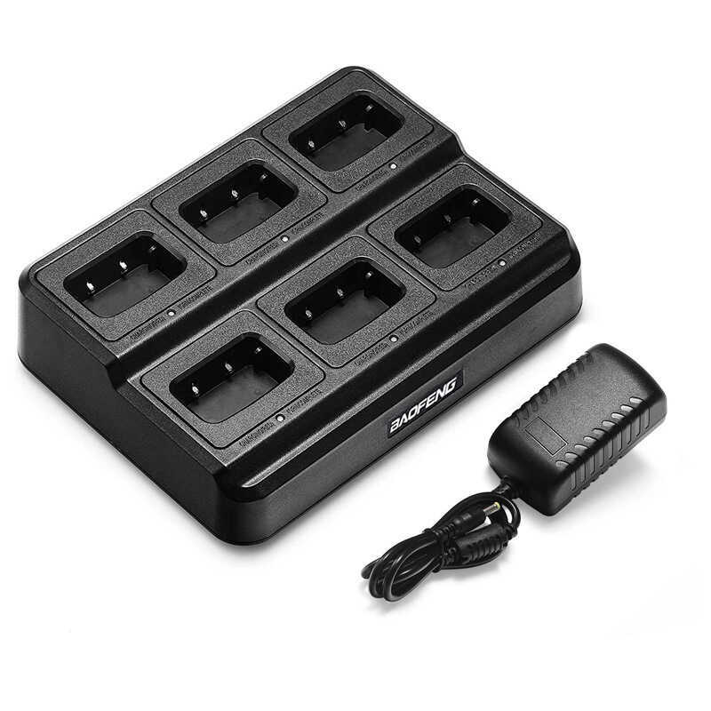 ชุด Baofeng UV5R Charger BF-888S 666S 777S Charger หกช่อง Multi-Charge Multi-Connect Charge ผู้ผลิต