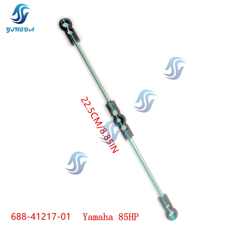 Rod Accel Lever and Rod, Choke for Yamaha Outboard Motor 60HP 85HP 115HP 150-300H; 6H3-41217 6H3-41