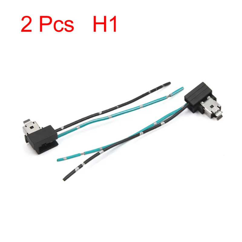 UXCELL H1 H3 Socket DC 12V Headlight Fog Light Lamp Bulb Extension Wire Harness Socket Connector fo