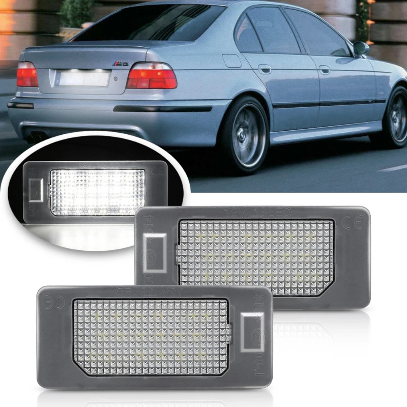 2x Led License Number Plate Light For BMW E60 E39 E82 E90 E92 E93 M3 E70 E71 X5 X6 E60 E61 F10 F11