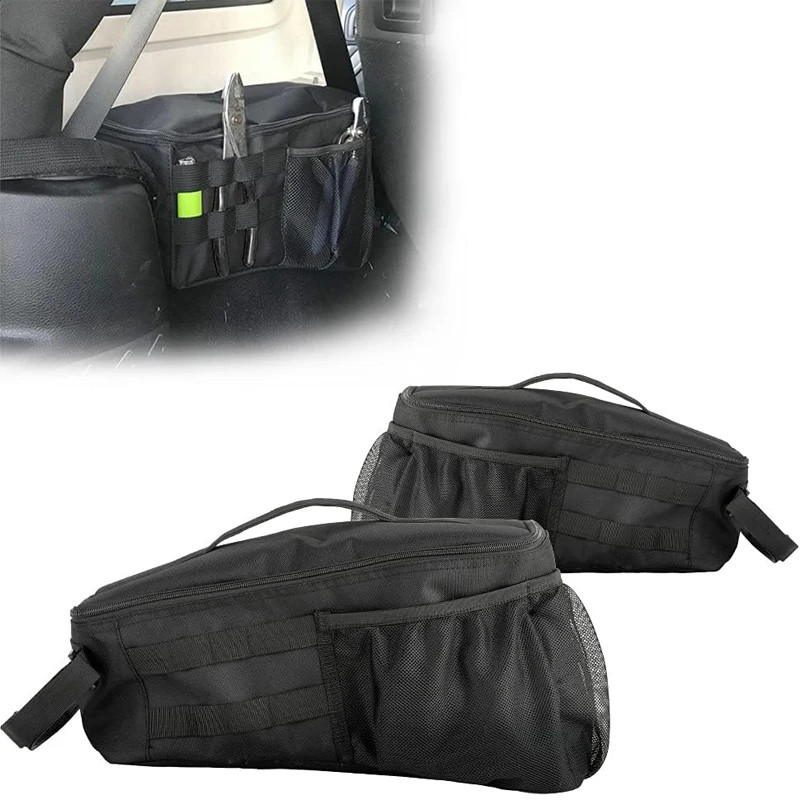 Trunk Side Storage Bag Organizer Tool Tray for Jeep Wrangler JK 4 Doors 2007-2017 Stowing Tidying I