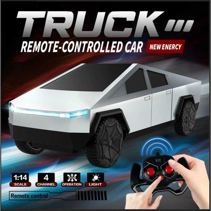 C New For Teslaing Remote Control Car With 2.4Ghz Remote Control Simulation Pickup Car Model Remote