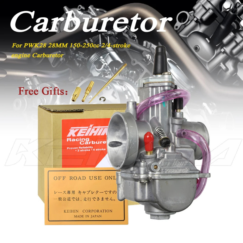 For PWK 28 PWK 28mm PWK28 For KEIHIN SODCO racing scooter bike racing large power motorcycle carbur