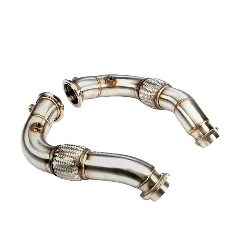 For BMW V8 N63 550i 650i 750Li X5 X6 X5M X6M Custom Exhaust Downpipe