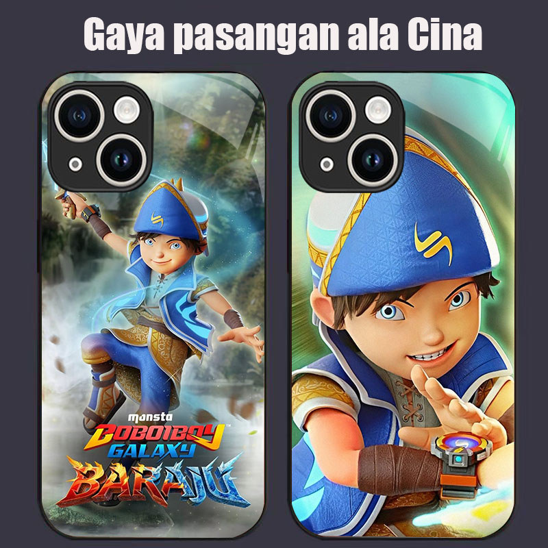 DK-88 Justice Booiboys Casing GLASS กรอบนุ่ม สีดํา iPhone 13 12 11 Mini Pro Max