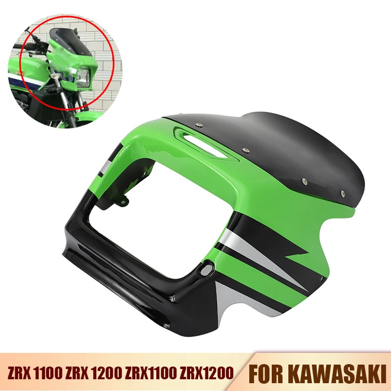 Motorcycle Headlight Fairing Screen Windshield Cover for Kawasaki ZRX 1100 ZRX 1200 ZRX1100 ZRX1200