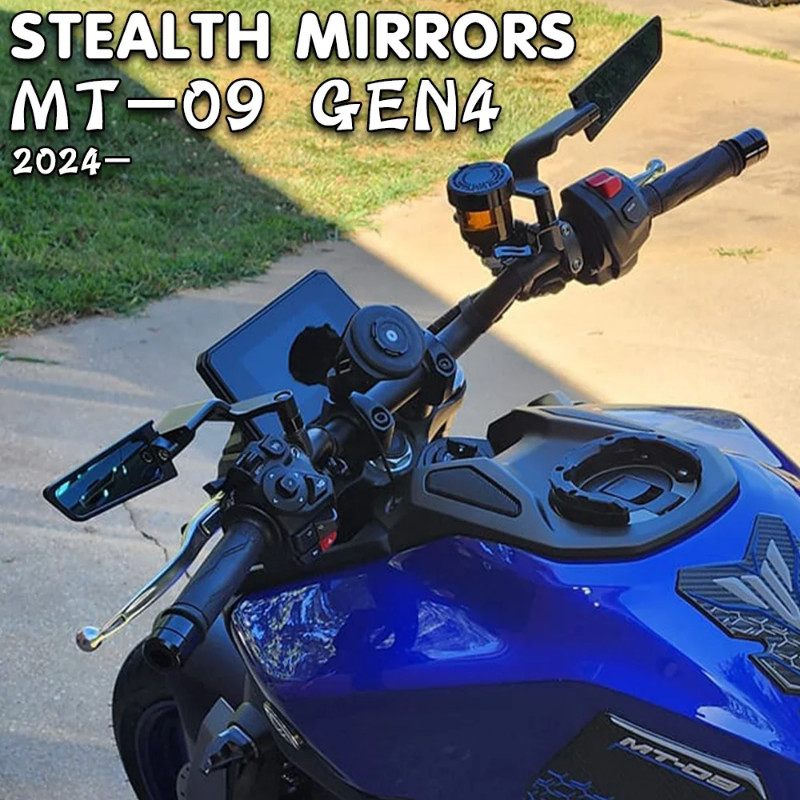 2024 MT09 GEN4 Motorcycle Stealth Mirrors for YAMAHA MT-09 MT 09 GEN4 Accessories Adjustable Wingle
