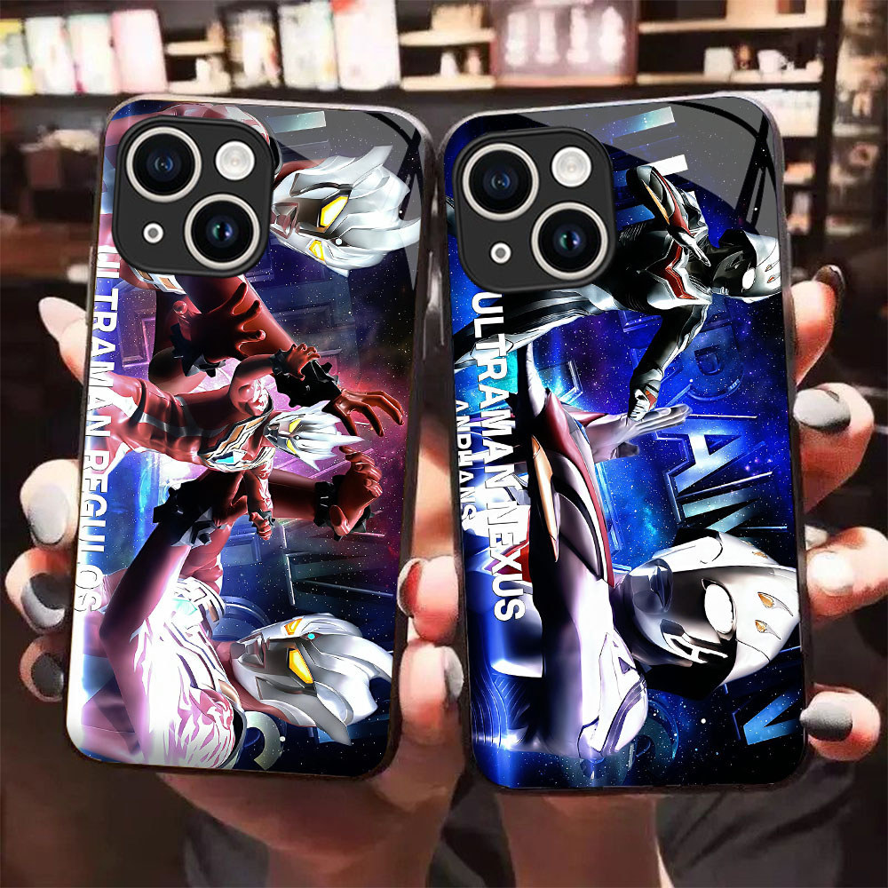 HK-67 Ultraman Ginga Glass Casing สําหรับ iPhone 11 Mini 13 12 Pro Max