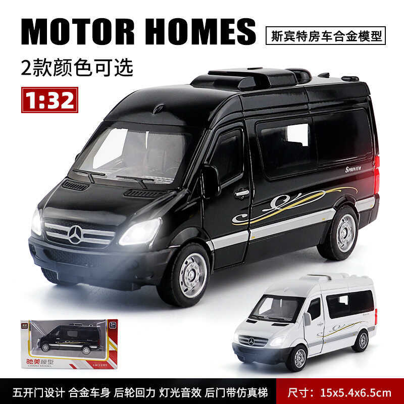 Chimei 1: 32 Spente RV รุ่นจําลองโลหะผสมเมืองธุรกิจรถห้าเปิดเสียงแสงรถของเล่นเด็ก