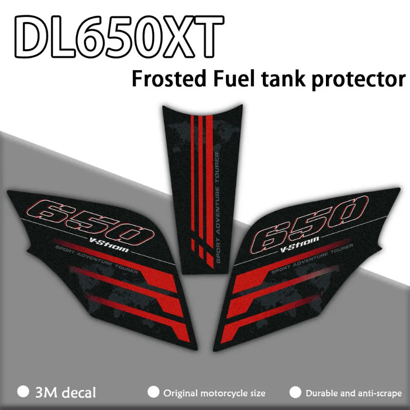 DL650 3M Frosted Motorcycle Accessories Sticker Decal Kit Fuel Tank Pad Protector Anti slip For SUZ