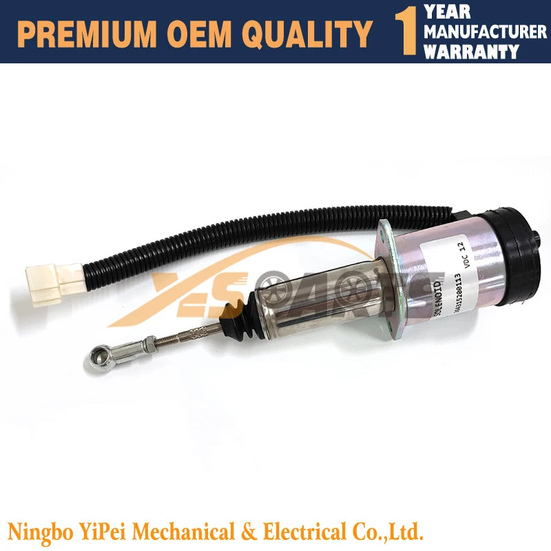 Fuel Shut Off Solenoid 264315200113 12V for 613 EI 613 EII 613 EIII Diesel Engine Stop Solenoid S62