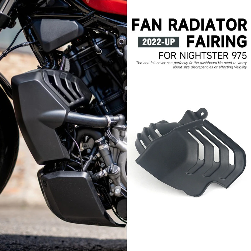 Motorcycle Fan Radiator Cover Fairing Hot Cooling Air Deflector Spoiler Guard For Nightster 975 RH9
