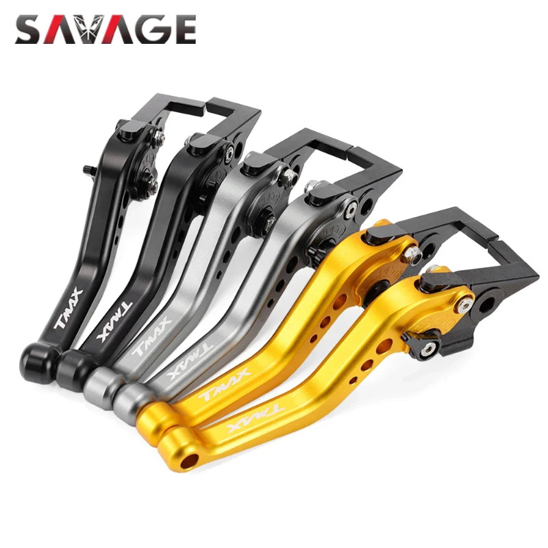 TMAX Short Brake Levers For YAMAHA XP 500 530 560 T-MAX 2008-2022 XP500 XP530 2012 XP560 2020 Motor