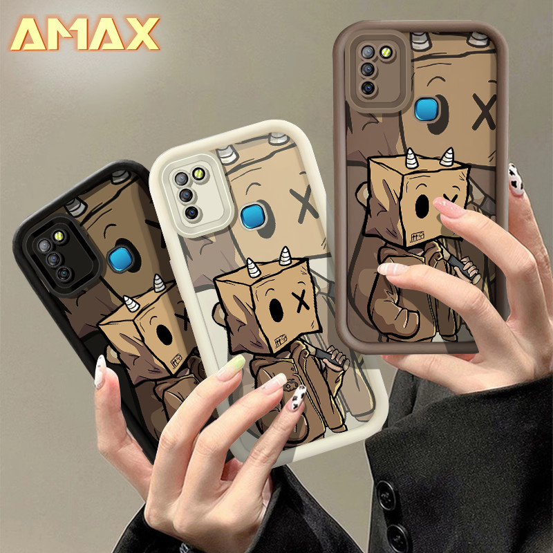 แฟชั่น Coffee Masked Boy เคสโทรศัพท์สําหรับ Infinix Note 12 Pro / Note 30 Pro / Infinix Smart 5 6HD 