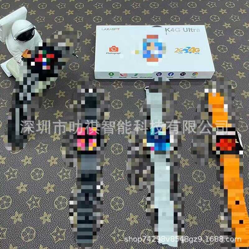 สินค้าใหม่ K4GUltra Plug-In Cartoon Call 4G Bluetooth Call Watch Internet Browsing พร้อมกล้องเอเชียต