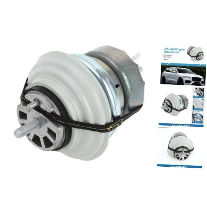 PANGOLIN Engine Mount AW93 6A003 AD C2Z13435 Silver Metal For Jaguar XJ 3.0L 2008 2015 XF 2.2L 2011