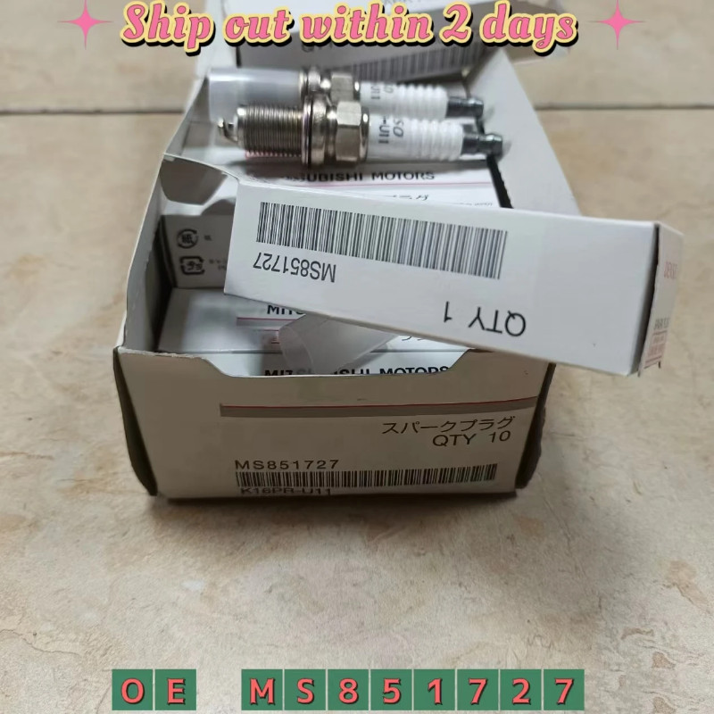 K16PR-U11 MS851727 Spark plug For Mitsubishi Pajero LANCER Outlander L200 L300 L400 Space