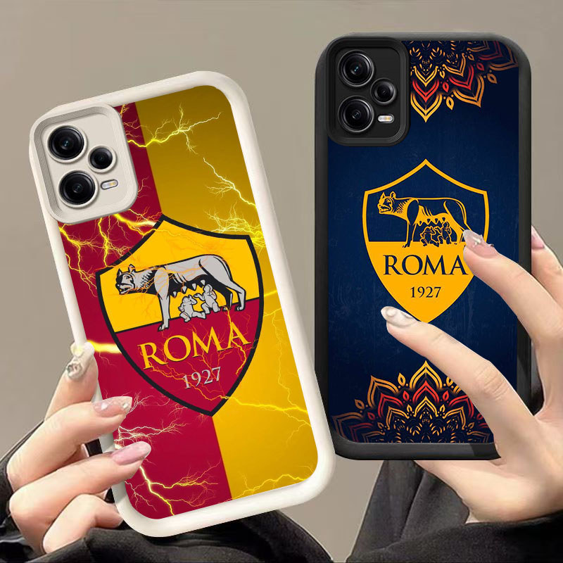 DJ-42 Roma ปลอกซิลิโคนสีดําและสีขาวสําหรับ Xiaomi Redmi POCO หมายเหตุ 3 X5 Turbo F5 F7 F6 12 5G