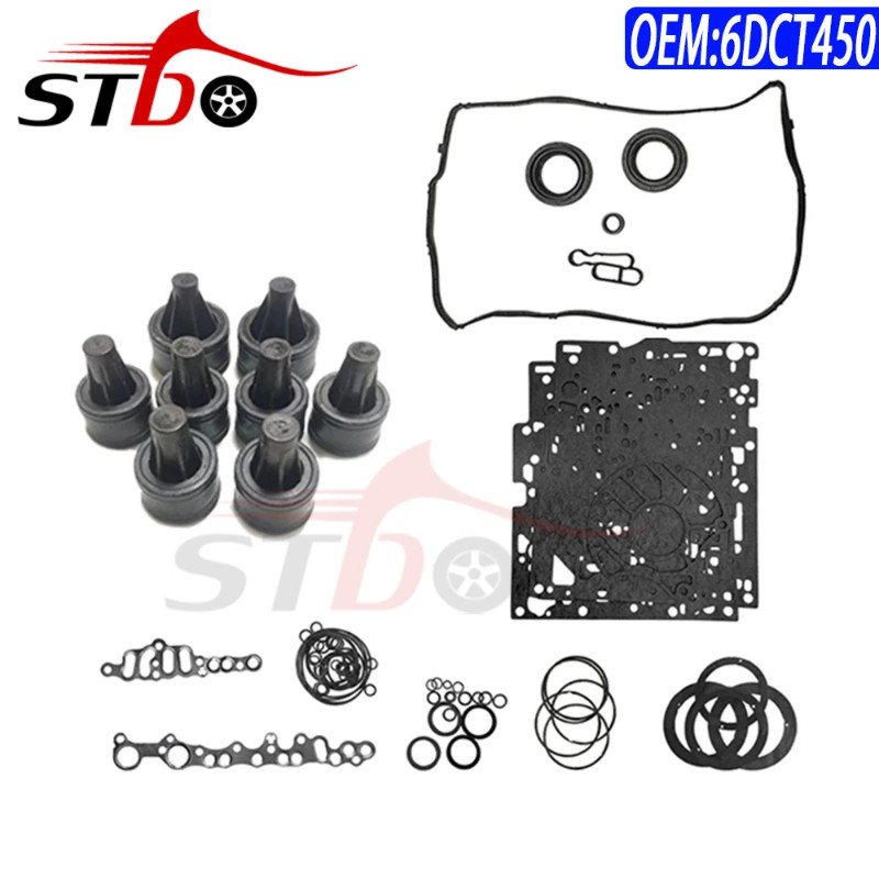 6DCT450 MPS6 Transmission Powershift Sealing Gasket Kits Shift Fork Piston Set For Ford Volvo Chrys