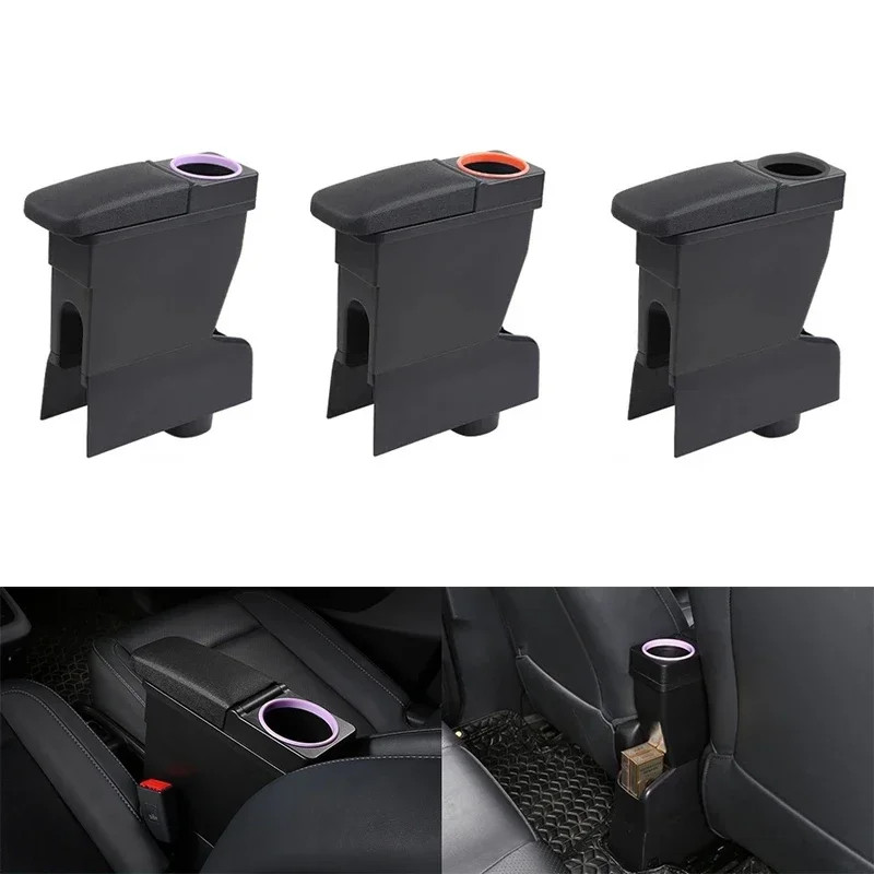 Auto Central Storage Armrest Box with Water Cup Holder Modified for Leapmotor T03 2023 2024 2025