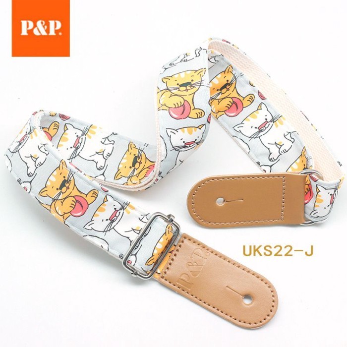 P&P Ukulele Straps Small Fresh Guitar Frog Prince Cute Kitten Ukulele Straps