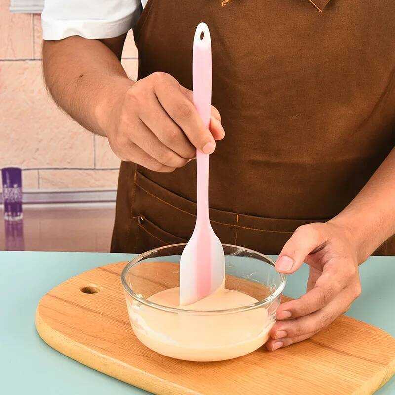 C Silicone Cake Scraper Translucent Non-Stick Cake Cream Spatula Kitchen Cooking Pastry Scraper Mol