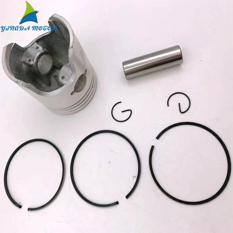 6H4-11631-03 3Cyl Piston Kit Std With 3 Rings Replace for Yamaha Outboard Engine 40HP 6H4-11631 Dia
