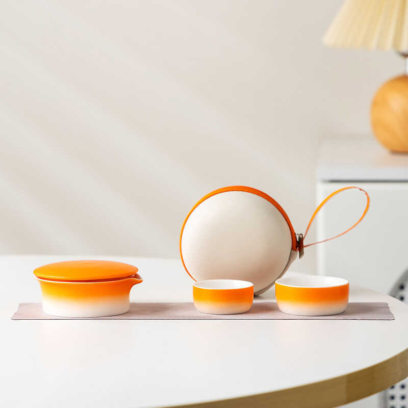 Muye ชุดน้ําชาสําหรับเดินทางสร้างสรรค์ถ้วยด่วนแบบพกพาของขวัญกิจกรรมสร้างสรรค์โลโก้ที่กําหนดเองถ้วยด่