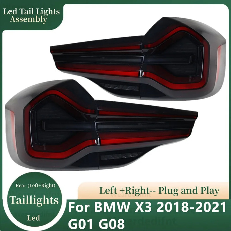 12V Car Rear Lamp For BMW X3 Taillights 2018-2021 IX3 G01 G08 LED Tail Lights Upgrade Brake Signal