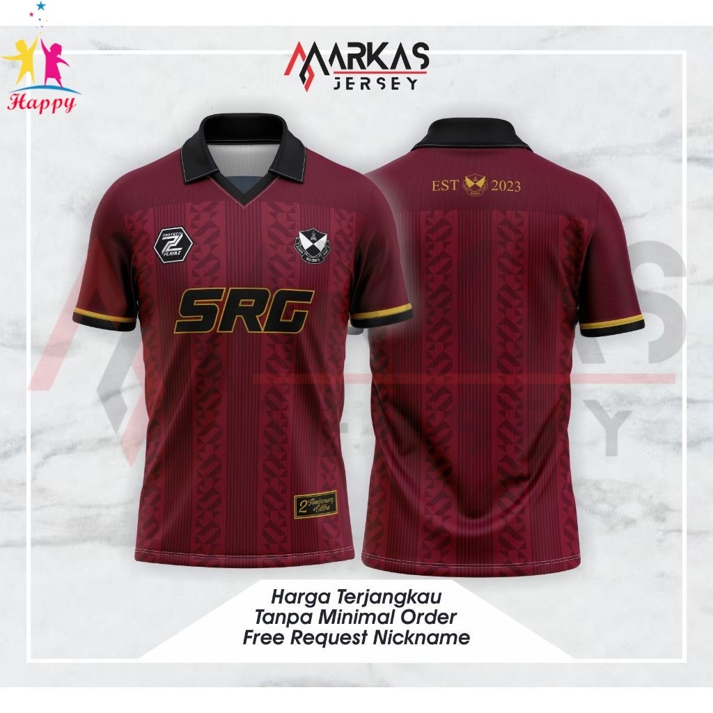 JERSEY BAJU KAOS SRG ESPORTS SELANGOR RED GIANTS ESPORTS ANNIVERSARY 2TH EDITION MOBILE LEGENDS FREE