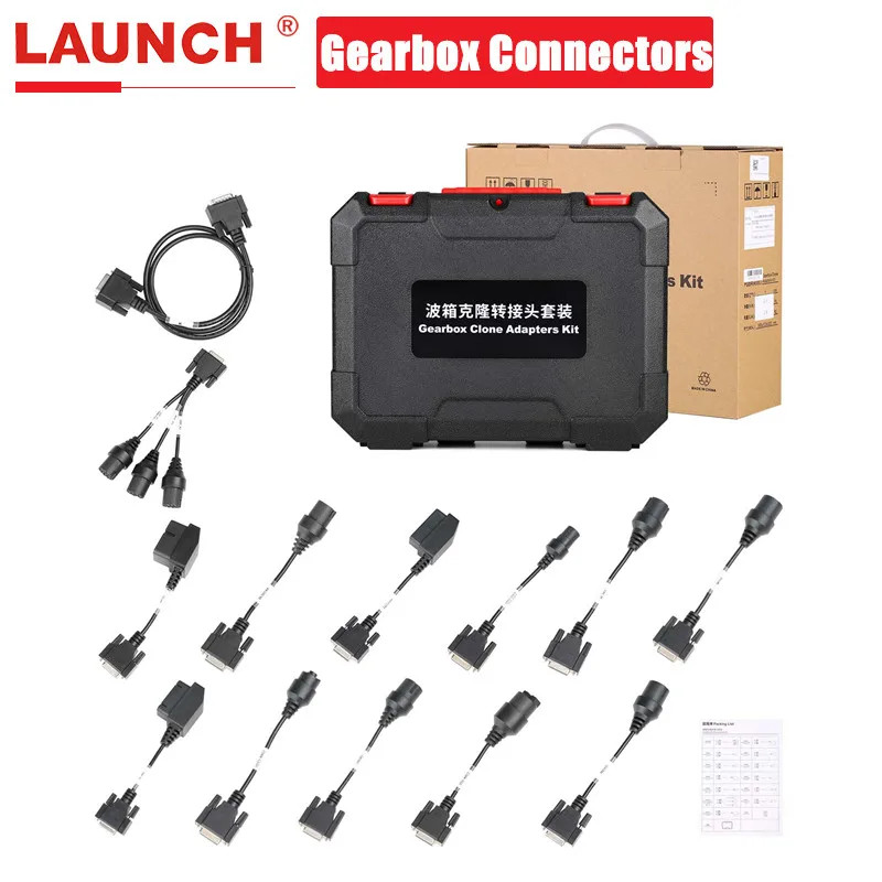 Launch X431 ECU Programmer Gearbox Connectors Package for Launch ECU Programmer and X-Prog3