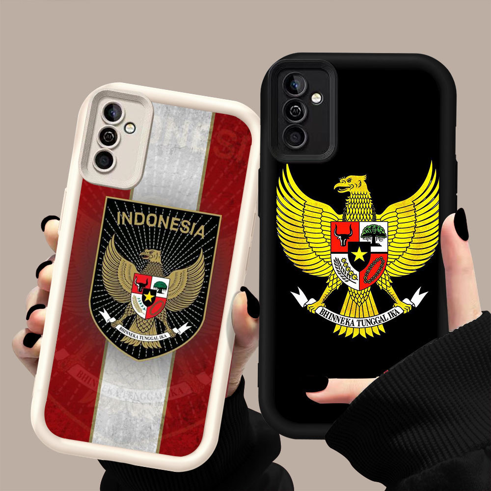 HK-59 อินโดนีเซียโลโก้กันกระแทกสําหรับซิลิโคนสีดําและสีขาว OPPO Realme C71 14X 2025 14 C73 A5 14T A5