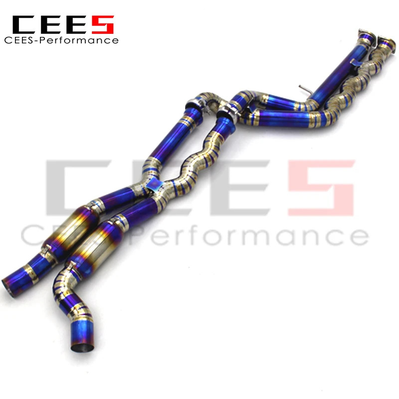 Equal length Mid pipe For BMW M2C/M2 Competition S55 F87 3.0T 2018-2023 Exhaust System Titanium all