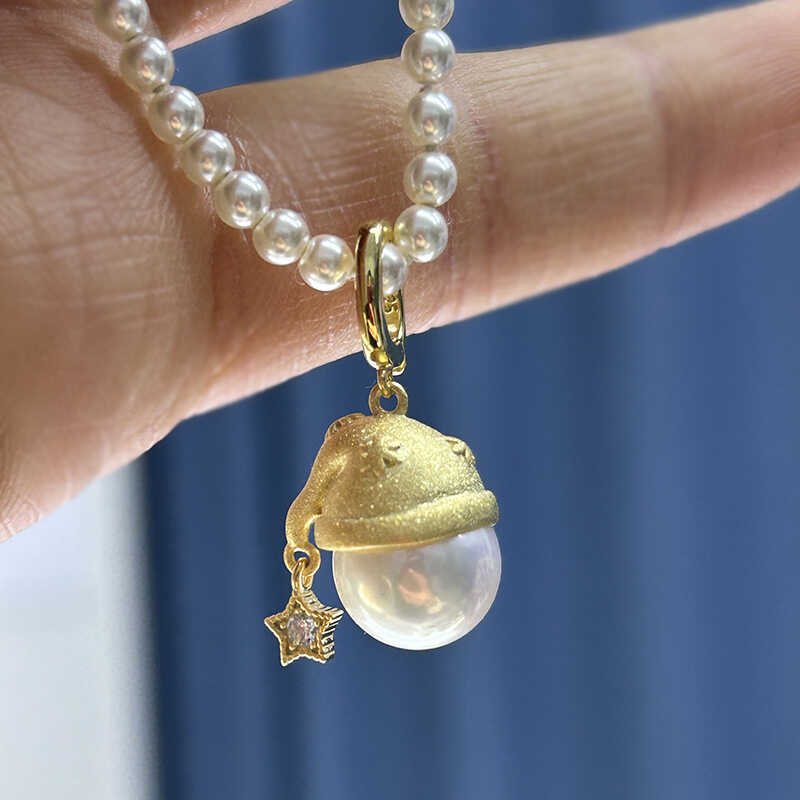 จี้มุกเงินสเตอร์ลิง ส925 พร้อมคอนซีลเลอร์ สำหรับงานคริสต์มาสและโอกาสพิเศษ