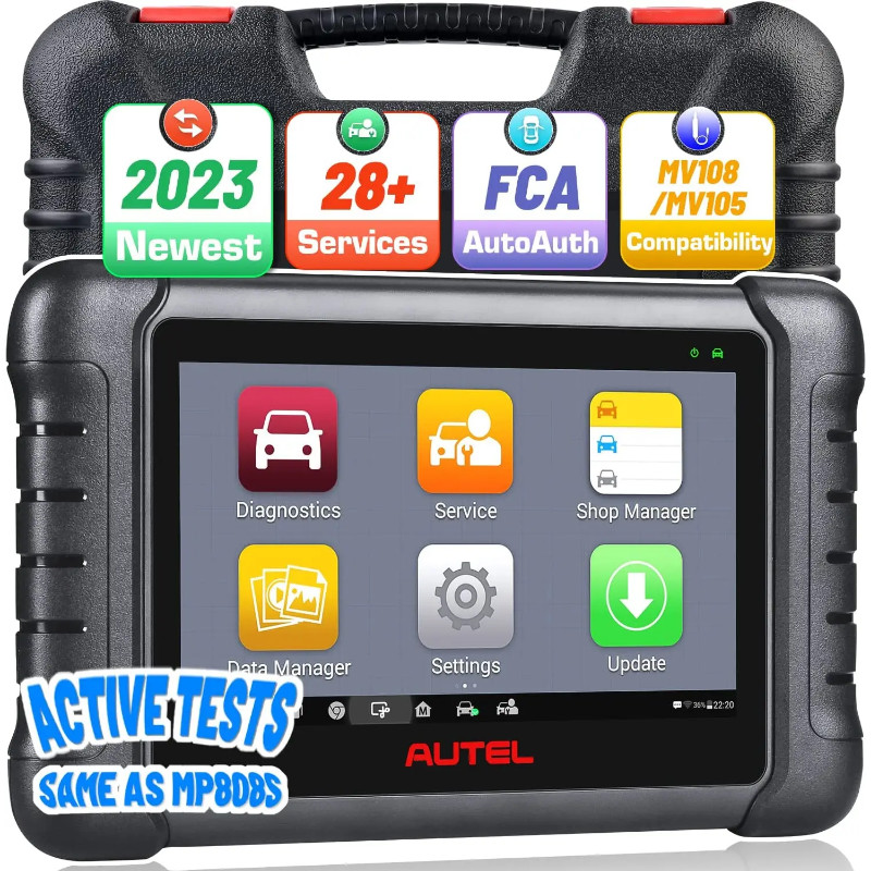 Autel MaxiCheck MX808S OBD2 Bidirectional Control Scan Tool With Active Test,38+ Services,FCA AutoA