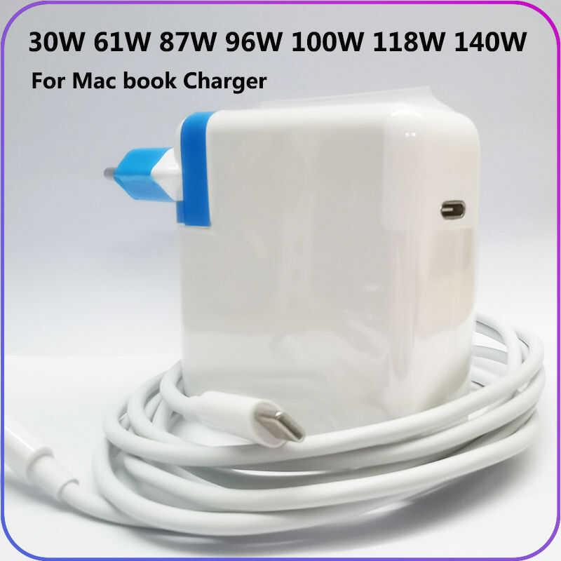 30W 60W 87W 96W USB Charger Power Adapter สําหรับ MacBook Pro 16, 15, นิ้ว, New Air 13 นิ้ว 2020/201