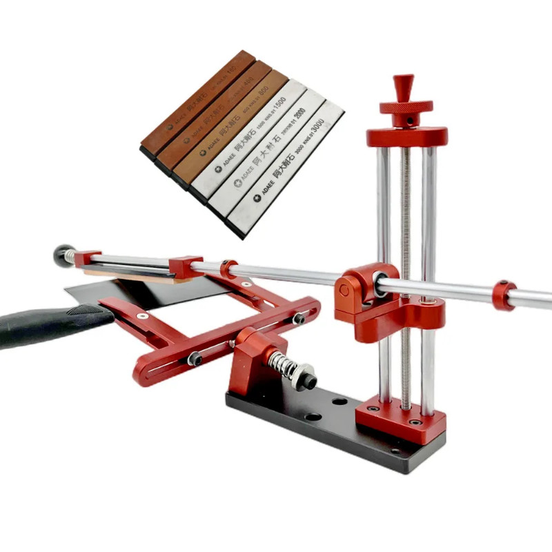 Fixed Knife Sharpener Professional Sharpening Stone Kitchen Grinding System Angle Honing Diamond Gr