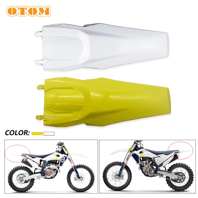 OTOM Motorcycle Rear Fender Tail Mudguard Body Fairing Plastic Cover For HUSQVARNA FC FE FX TC TE 1