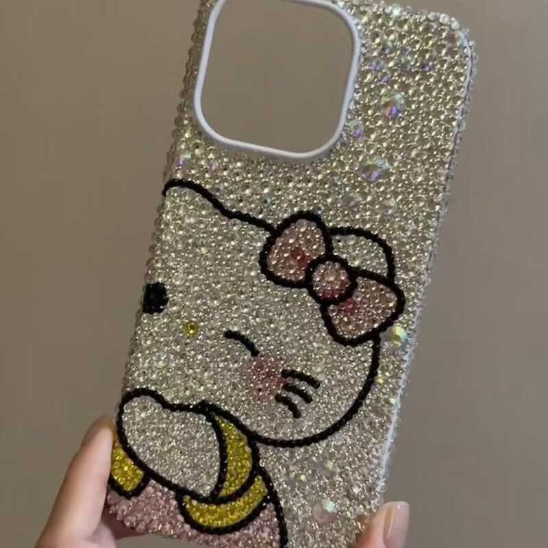 Hoellkity14 Same Style 17proMax Diamond Material Package 16 Phone Case Material Package