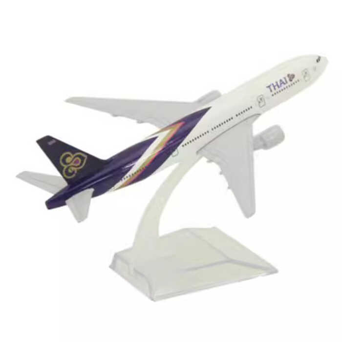 เครื่องบินโลหะผสม 16 ซม. รุ่น Thai Airlines Boeing 777 Thailand 777 เครื่องประดับรถปริมาณมาก Fine