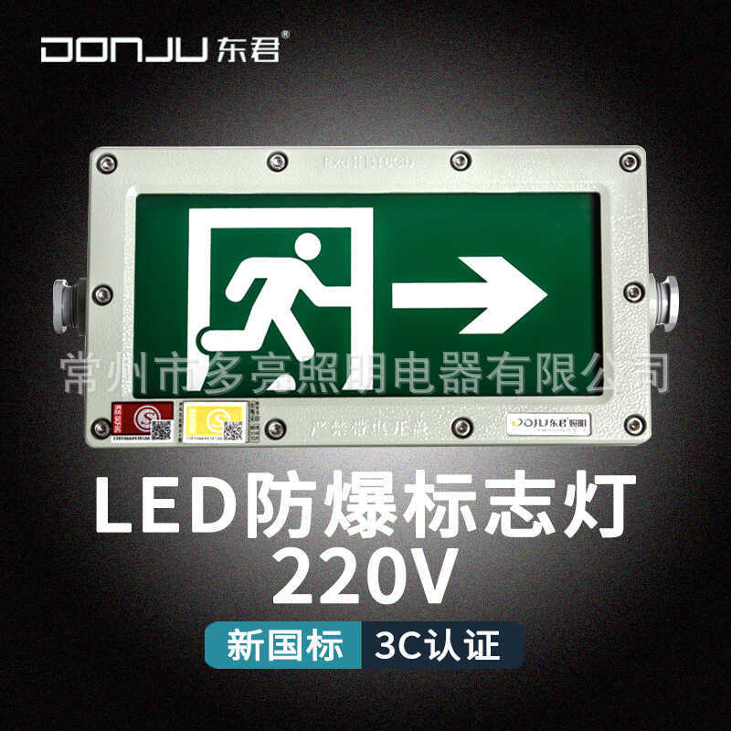 Dongjun 01S Regular 220v ไฟฉุกเฉิน Safe Exit Evacuation Sign Lighting Sign Light