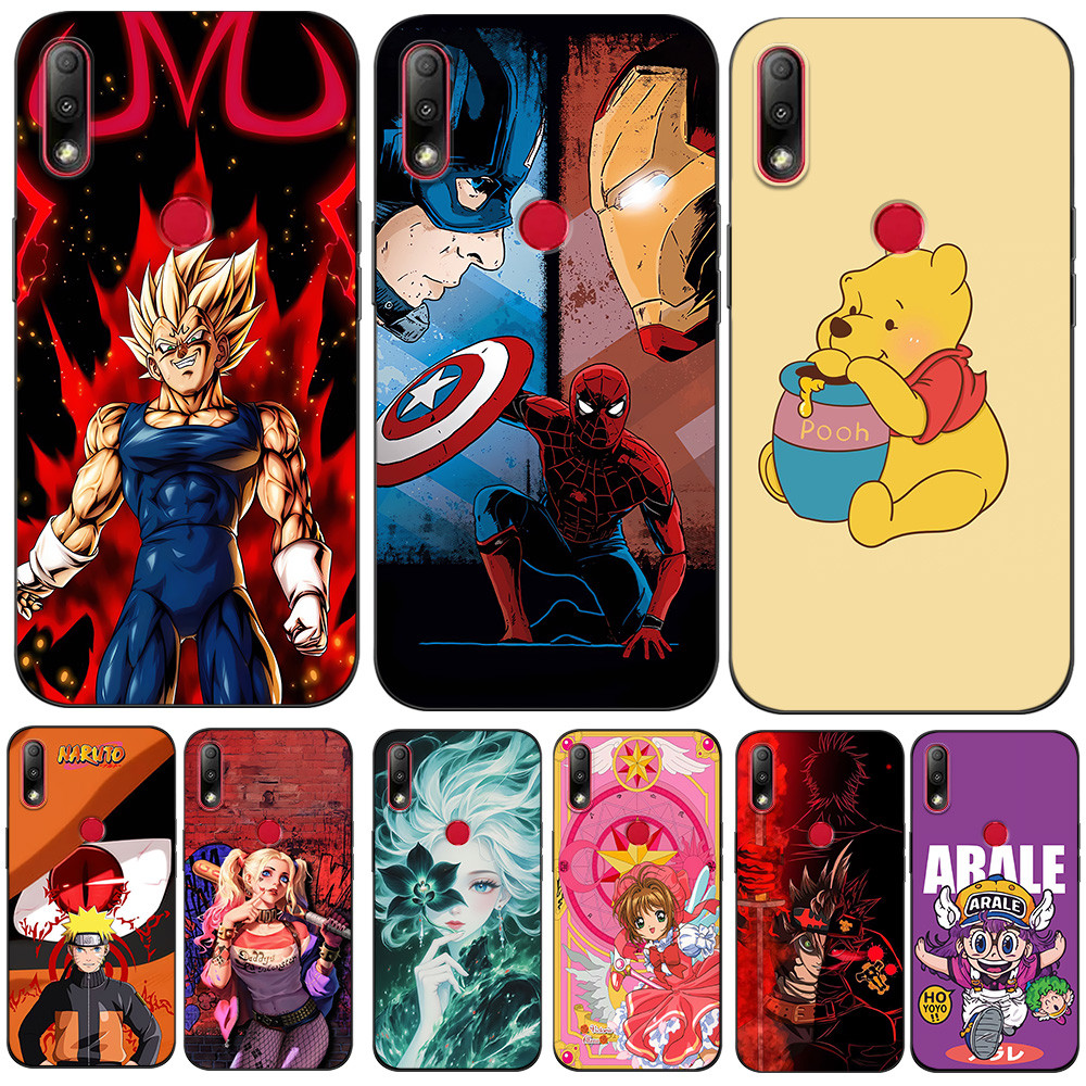 สําหรับ ASUS Zenfone max ZB634KL เคสโทรศัพท์ฝาหลังซิลิคอนสีดํา Tpu แฟชั่น Hero Spider-Man Blackening