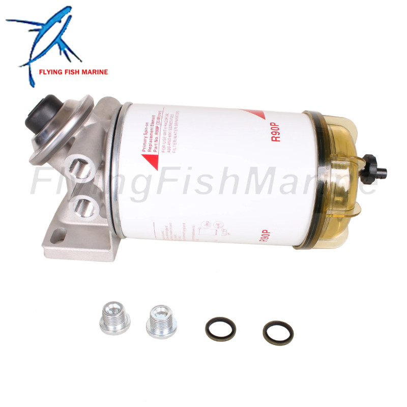 Boat Engine R90P 390RC 490R 690R 8159975 R90T FS19532 Fuel Filter Water Separator Assembly for Raco