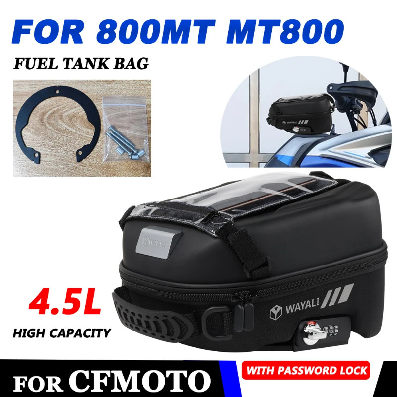 For CFMOTO CF MOTO 800MT MT800 MT 800 MT T IBEX 800T Accessories Fuel Tank Bag Luggage Backpack Tan