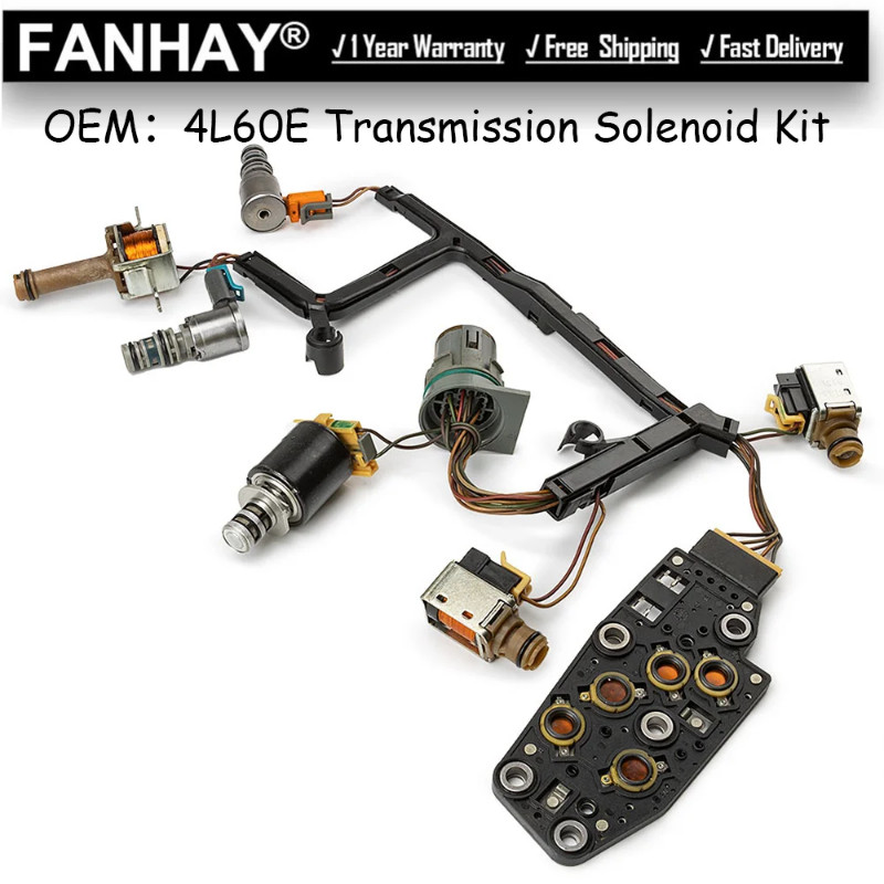 4L60E 4L30E 4L80E 4T80E Transmission Master Solenoid Kit 93-05 For EPC Shift TCC 3-2 PWM 4l60e Cont