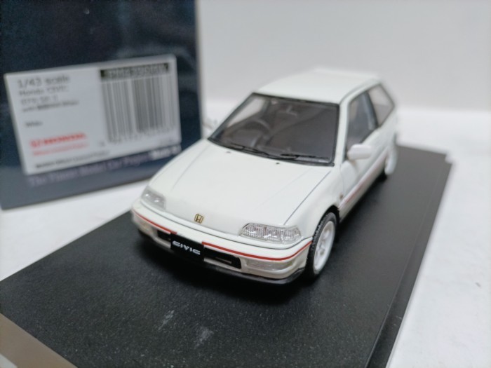 MARK43 1 43 Honda Civic Car Model Civic EF9 SiR II White Unlimited Hub