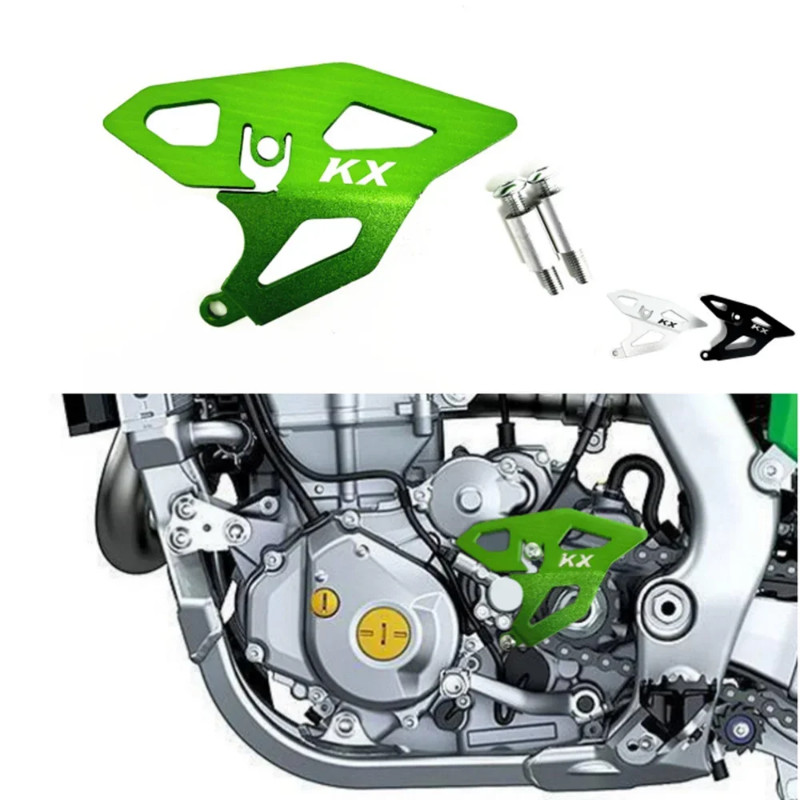 For KAWASAKI KX250 KX250X KX450 KX450X KX 250 250X 450 450X 2022 Front Sprocket Guard Chain Cover P