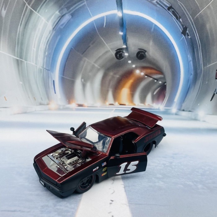 Jada jada 1: 24 Chevrolet Camaro 1969 Chevrolet Camaro โมเดลรถโลหะผสมตกแต่ง