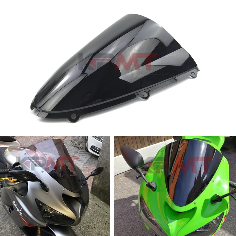Motorcycle Windscreen For 2005 2006 2007 2008 Kawasaki Ninja 636 ZX6R ZX-6R ZX10R 2006 2007 Wind Sc