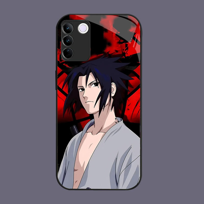 HK-62 Naruto Itachi Uchiha แก้วแก้วสําหรับ VIVO Y100 V30 V23 Y200E V29E V27E V29 T3 V23E V27 Y200 Pr